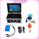 Cam�ra de p�che sous - marine hd 5mp / 1080p - �cran lcd 7 portable - 30m de c�ble 8 leds ir - alimentation ...