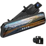 Camra de recul 10 miroir dashcam avec kit cblsurveillance du stationnement 24h dashcam voiture rtroviseur ...