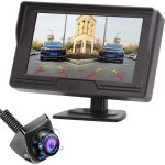 Cam�ra de recul 1080p 4. 3 pouces moniteur de recul voiture avec bonne vision nocturne cam�ra de recul ...