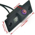 Cam�ra de recul 1080p ahd fisheye pour vw volkswagen santana polo (3c) tiguan touareg passat b4 b5 skoda ...