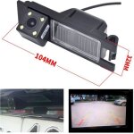Caméra de recul arrière à 4 led pour alfa romeo 156 159 166 147 brera spider 05v ccd étanche 104 * 32mm ... Caméra de recul arrière à 4 led pour alfa romeo 156 159 166 147 brera spider 05v ccd étanche 104 * 32mm ...