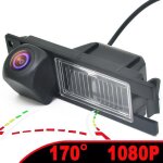 Camra de recul dynamique 1080p ahd fisheye pour opel astra hj corsa meriva zafira insignia fiat grande ...