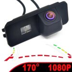 Camra de recul dynamique 1080p ahd fisheye pour vw golf v 5 scirocco eos lupo passat cc polo(2 cage) ...