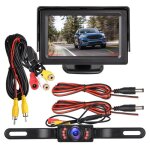 Cam�ra de recul �tanche 43 7 led vision nocturne infrarouge syst�me parking pour voiture suv fourgon ...