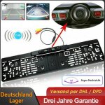 Caméra de recul ir 170° support de plaque dimmatriculation aide au stationnement vision nocturne Caméra de recul ir 170° support de plaque dimmatriculation aide au stationnement vision nocturne