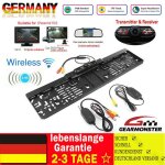 Cam�ra de recul led ir 170� radio plaque dimmatriculation aide au stationnement sans fil plaque dimmatriculati ...