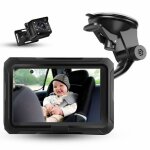 Camra de recul + moniteur de 43 pouces systme de camra miroir bb pour la voiture