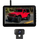 Cam�ra de recul sans fil 1080p moniteur 5 hd �tanche ip68k syst�me s�curis� pour camion suv voiture