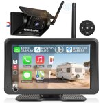 Camera de recul urvolax premier de lindustrie 7 pouces sans fil avec apple carplay / android auto