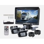 Cam�ra de recul pour voiture 4 broches + �cran lcd 7 kit de vue arri�re pour camion bus fourgonnette ...