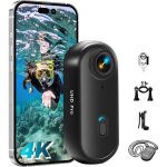 Cam�ra sport 4k action cam wifi - �tanche 30m 360� pour casque et bodycam