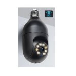 Cam�ra de surveillance avec e27 ampoule wifi 5g noir 1 pc moniteur de s�curit� cam�ra sans fil