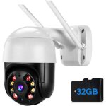 Caméra de surveillance extérieure - vision nocturne - 3mp - détection de mouvement - rotation 360° - ... Caméra de surveillance extérieure - vision nocturne - 3mp - détection de mouvement - rotation 360° - ...