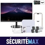 Cam�ra de surveillance maison ? kit complet 4 bullet 5mp int�rieur / ext�rieur avec nvr disque dur 1to ...