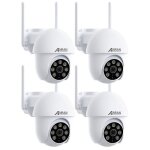 Cam�ra surveillance wifi - anran p3 - 355� ptz - vision nocturne & d�tection de mouvement pir - compatible ...