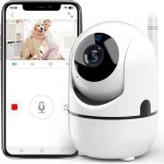 Cam�ra de surveillance wifi ip ptz interieur pivotante d�tection de mouvement bebe et pleurs animaux ...