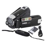 Camra vido 1080p de 16mp dote dun cran tft de 27 pouces rotatif et dun zoom numrique 16x livre ...