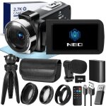 Caméscope numérique - hhd - 2. 7k - 42 mp - 3. 0 pouces ips - zoom numérique 18x Caméscope numérique - hhd - 2. 7k - 42 mp - 3. 0 pouces ips - zoom numérique 18x