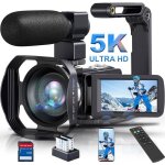 Camscope 5k 64mp camra vido zoom numrique 18x wifi webcam vision nocturne ir camera pour youtube30fps ...