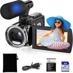 Camscope numrique 4k avec micro et carte sdenregistrement photo 36 mp / enregistreur vido 4kcamra ...