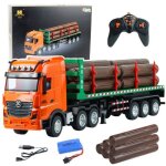 Camion huina camion transporteur de bois tlcommand rc 1:18