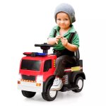 Camion de pompier mini - tracteur lectrique pour enfants  batterie avec tlcommande