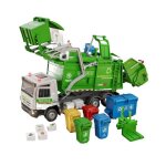 Camion poubelle jouet camion  ordures avec 6 poubelles 60 carte lumire et son camions poubelle  friction ...