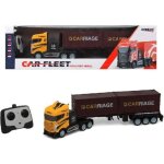 Camion radiocommand� car fleet - bigbuy fun - t�l�command�e - jaune - marron