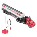 Camion semi - remorque tlcommand pour enfants jouet lectrique rechargeable simulation de camion  ...
