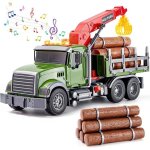 Camion de transport en bois 1:18 et kit de jouets 2 en 1convient  partir de 3 anscamions avec lumires ...