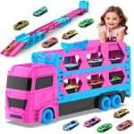 Camion de transport vatos avec 6 voitures jouets - ensemble ducatif et amusant pour enfants (3 - 7 ans) ...