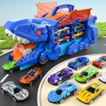 Camion transport voitures dinosaure interactif jouet enfant avec piste de lancement fonction dévoreuse ... Camion transport voitures dinosaure interactif jouet enfant avec piste de lancement fonction dévoreuse ...