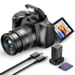 Campark appareil photo numrique 4k camra vido camscope 72mp vlogging camra 12x zoom numrique carte ...