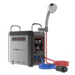 Camplux chauffe - eau portable  gaz avec pompe nano 3 pro douche  gaz 3 l / min chauffe - eau instantan ...