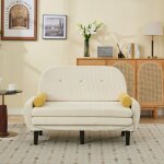 Canap� 2 places - canap� convertiblevelours c�tel�canap�s - lits et fauteuils inclinablesblanc ivoire133. ...