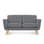 Canap 2 places de style scandinave tagio gris
