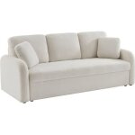 Canapé 3 places lignes arrondies bouclette milano Canapé 3 places lignes arrondies bouclette milano