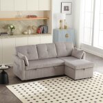 Canap dangle 3 places multifonctionnel canap - lit canap modulable avec espace de rangement forme ...