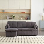 Canap dangle 3 places multifonctionnel canap - lit canap modulable avec espace de rangement forme ...