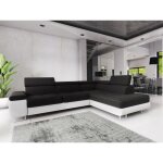 Canap� dangle convertible cotare n noir / blanc