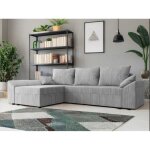 Canap� dangle convertible denvi en velours c�tel� gris