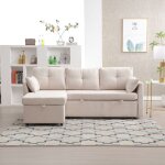 Canap dangle convertible canap modulaire canap inclinable 3 place canap - lit en chenille avec rangement ...