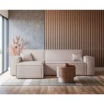 Canap� dangle convertible - scarlo - en boucle marron clair