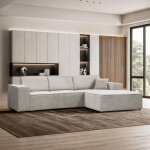 Canapé d?angle design pedro l beige ? confort haut de gamme tissu déperlant sans fonction couchage angle ... Canapé d?angle design pedro l beige ? confort haut de gamme tissu déperlant sans fonction couchage angle ...