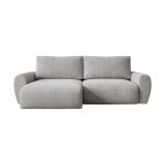 Canapé d?angle gauche convertible poss ? design moderne formes arrondies couchage confortable couleur ... Canapé d?angle gauche convertible poss ? design moderne formes arrondies couchage confortable couleur ...