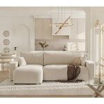 Canap� dangle r�versible piano - 4 places - canape convertible avec coffre - tissu agr�able au toucher ...