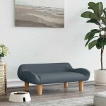 Canapé chien - lit pour chien - lit fauteuil chien gris foncé 70x40x24 cm tissu shl834 Canapé chien - lit pour chien - lit fauteuil chien gris foncé 70x40x24 cm tissu shl834