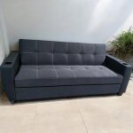 Canap clic clac vania gris fonc