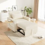 Canap� convertible 1 place - port usb et support de t�l�phone - canap� - lit inclinable simple - velours ...