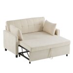 Canap� convertible 2 places - canap� - lit avec fonction couchage - dossier r�glable - tissu chenille ...